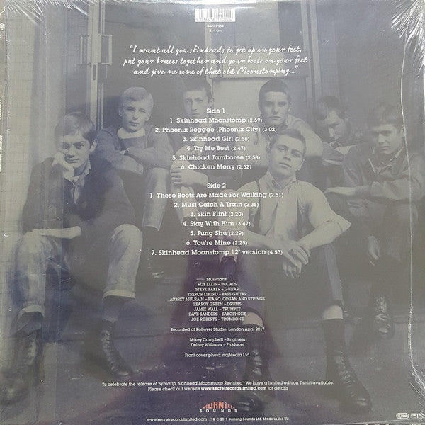 Reverse of album