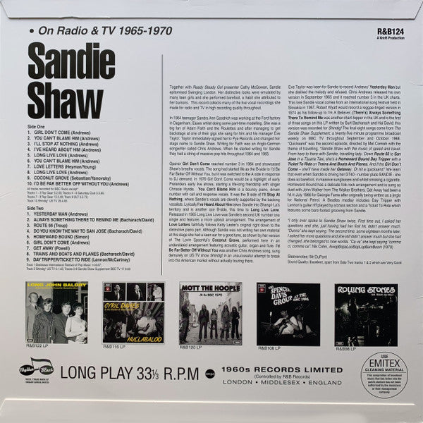 Reverse of album