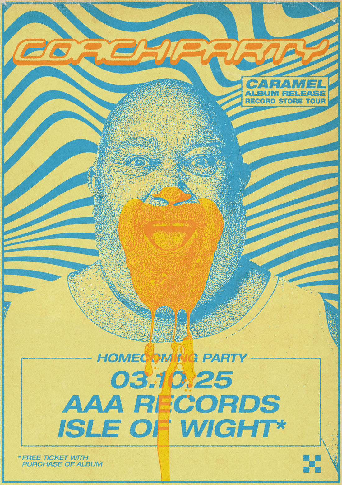 Coach Party - poster from Triple A instore! – Triple A Records