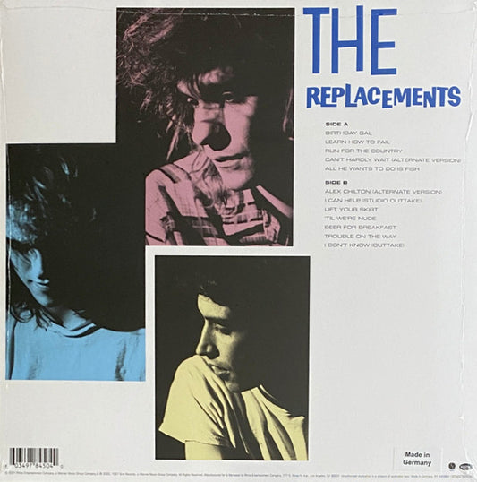 Reverse of album