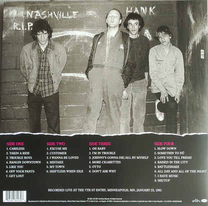 Reverse of album