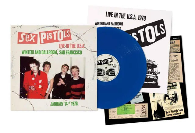 Sex Pistols - San Francisco 1978 - blue vinyl LP